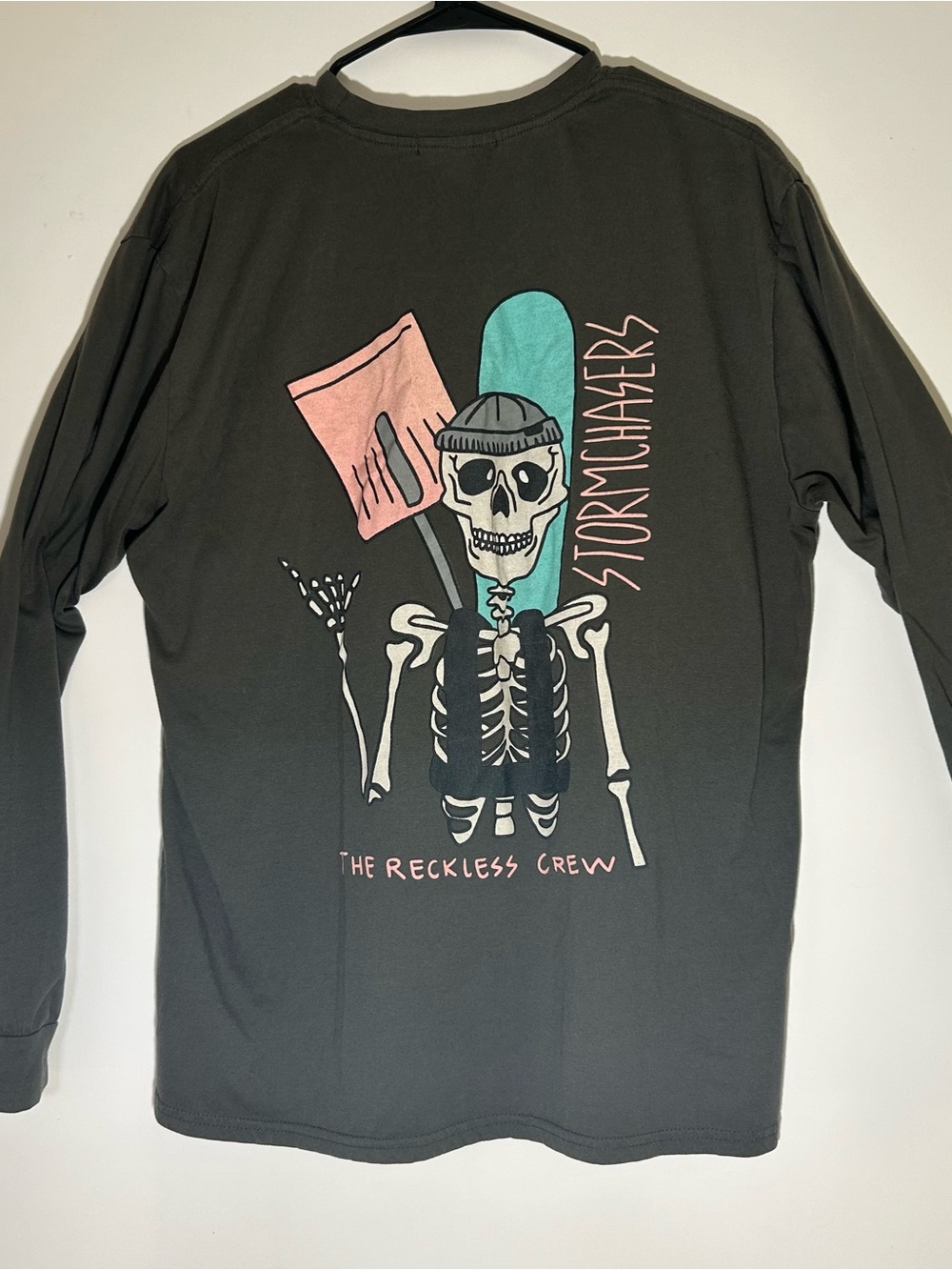 Notice the Reckless long sleeve winter skull